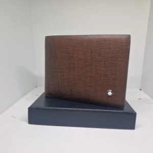 PORTE MONNAIE MONT BLANC HOMMES - MARRON